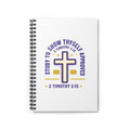 Christian Journal Notebook — "Study to Show Thyself Approved" (2 Timothy 2:15) Spiral Notebook