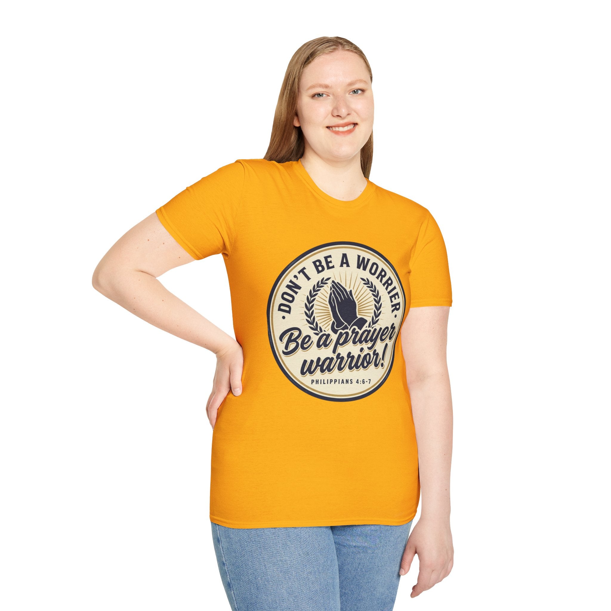 Don't be a Worrier be a Prayer Warrior T-Shirt | Scripture Tee