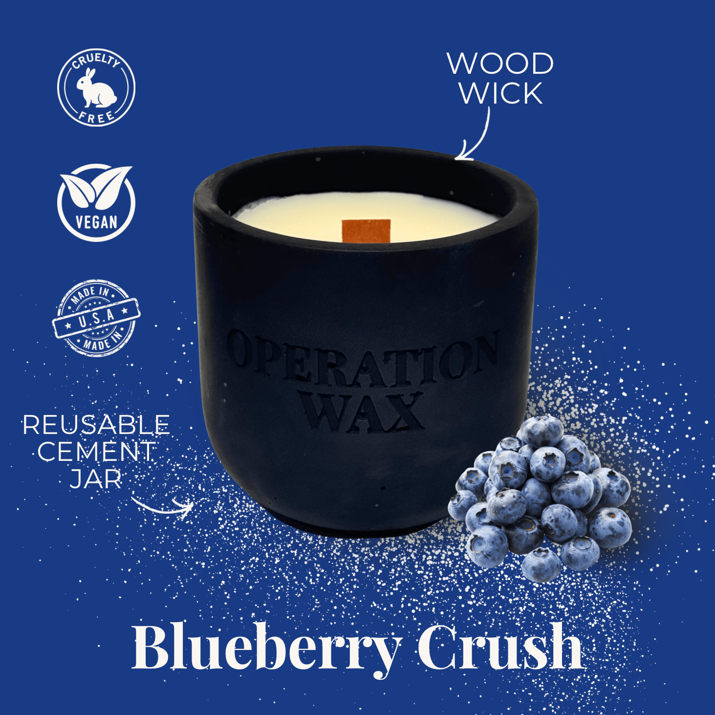Blueberry Crush Scented Candle
