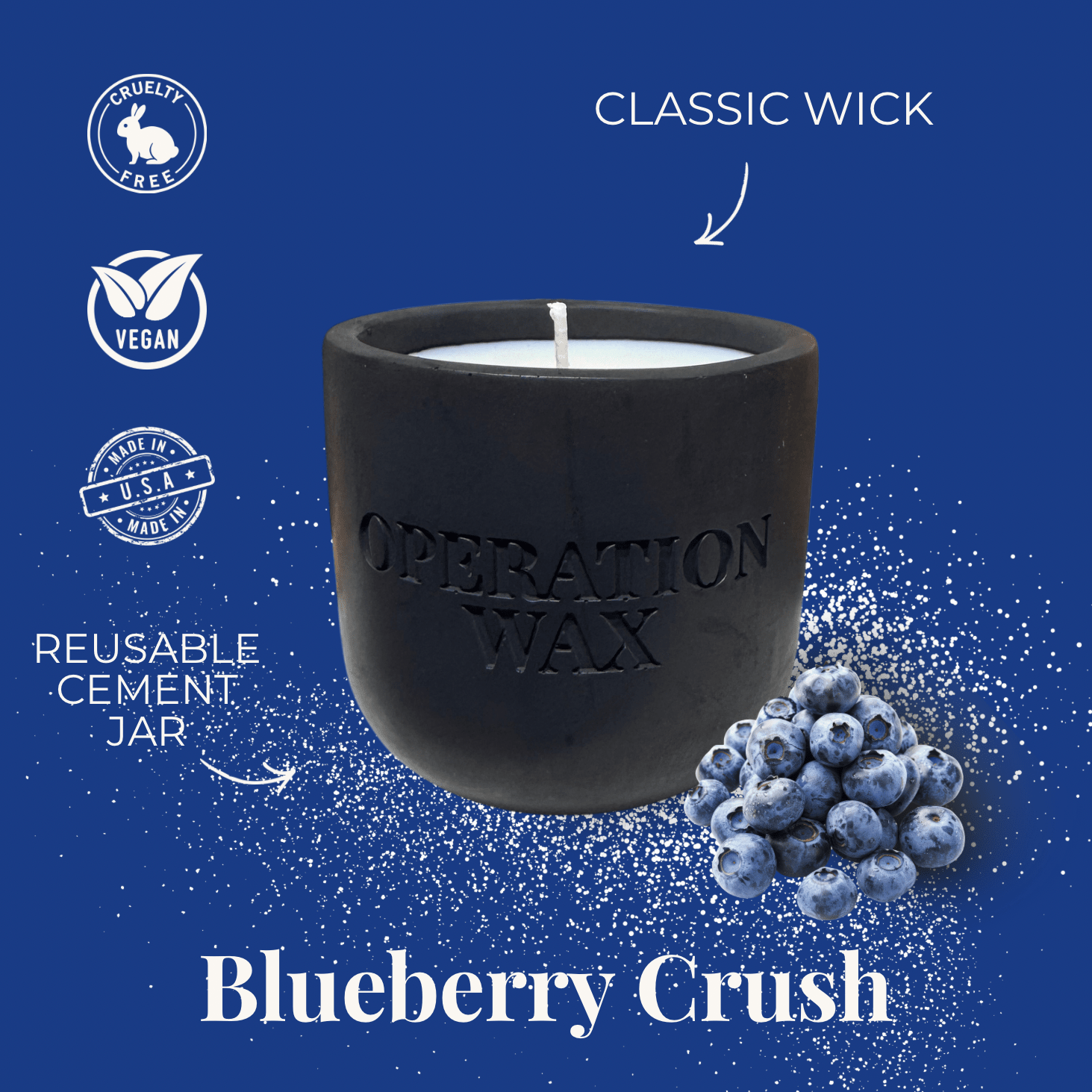 Blueberry Crush Scented Candle