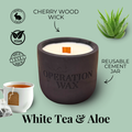 White Tea & Aloe Scented Candle